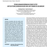 PENGGUNAAN BERBAGAI JENIS FILTER UNTUK PEMELIHARAAAN IKAN HIAS AIR TAWAR DI AKUARIUM
